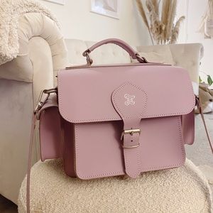 Grafea Camera Bag Satchel in Lavender